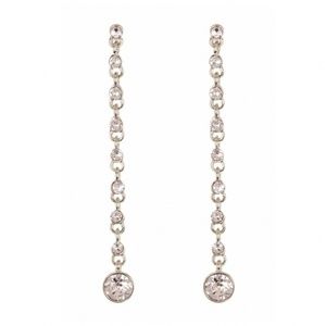 Givenchy Linear Stone Drop Earrings
